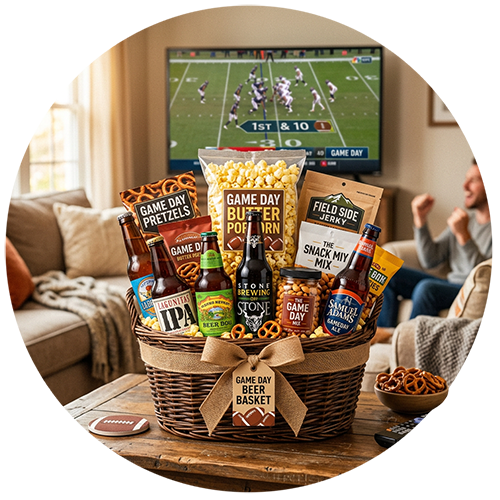 Game Day Beer Basket