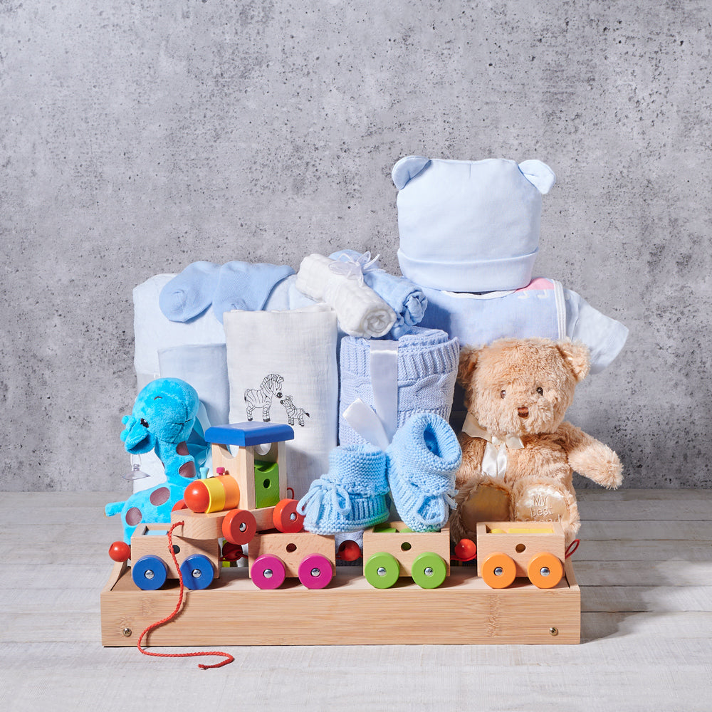 Toys & Blankets for Baby Boys Gift - Gift Baskets Delivery