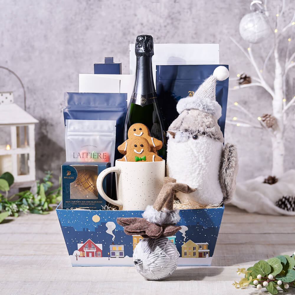 “Not Even a Mouse” Champagne Gift Basket - Gift Baskets Delivery