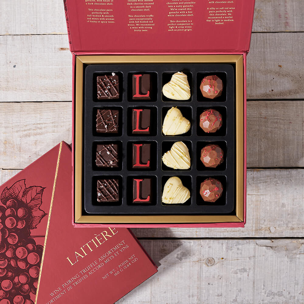 Classic Wine & Truffle Gift Duo - Gift Baskets Delivery