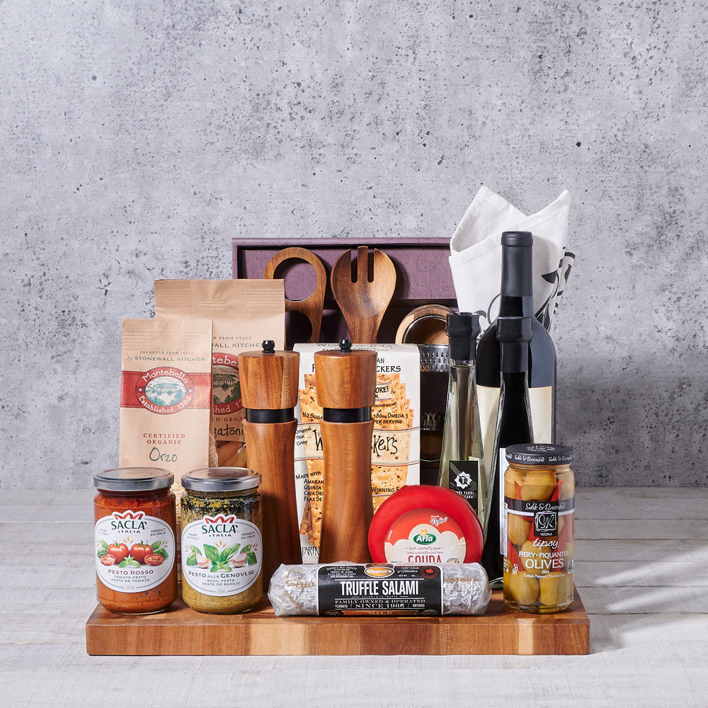 Taste of Italy Wine & Pasta Gift Basket - Gift Baskets Delivery Taste of Italy Wine & Pasta Gift Basket - Gift Baskets Delivery