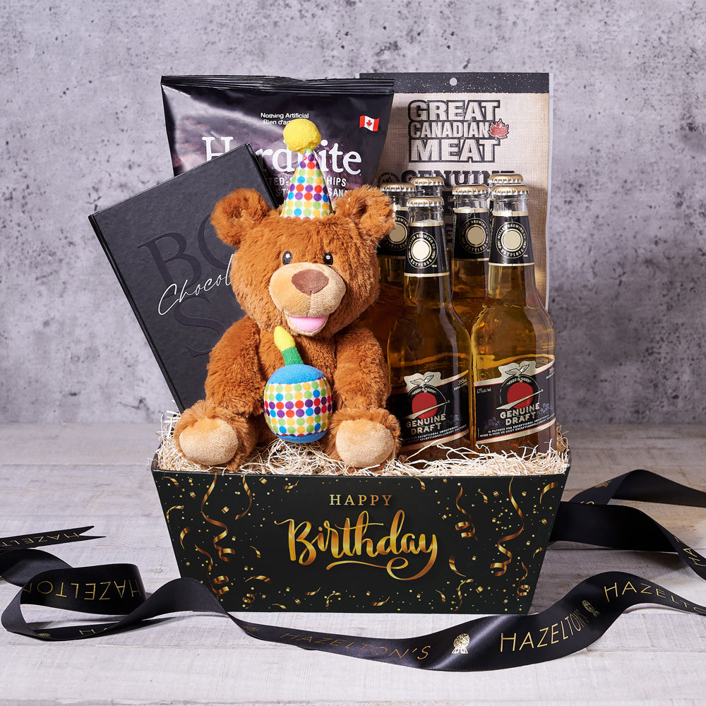 Beary Happy Birthday Gift Basket - Gift Baskets Delivery