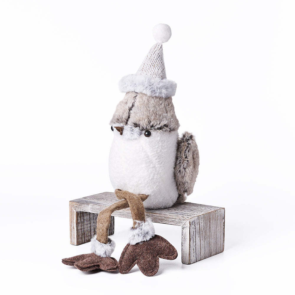 Grey Holiday Sparrow - Gift Baskets Delivery