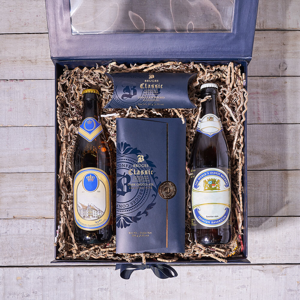 Specialty beer & chocolate box | Gift Basket Delivery | Hazelton's