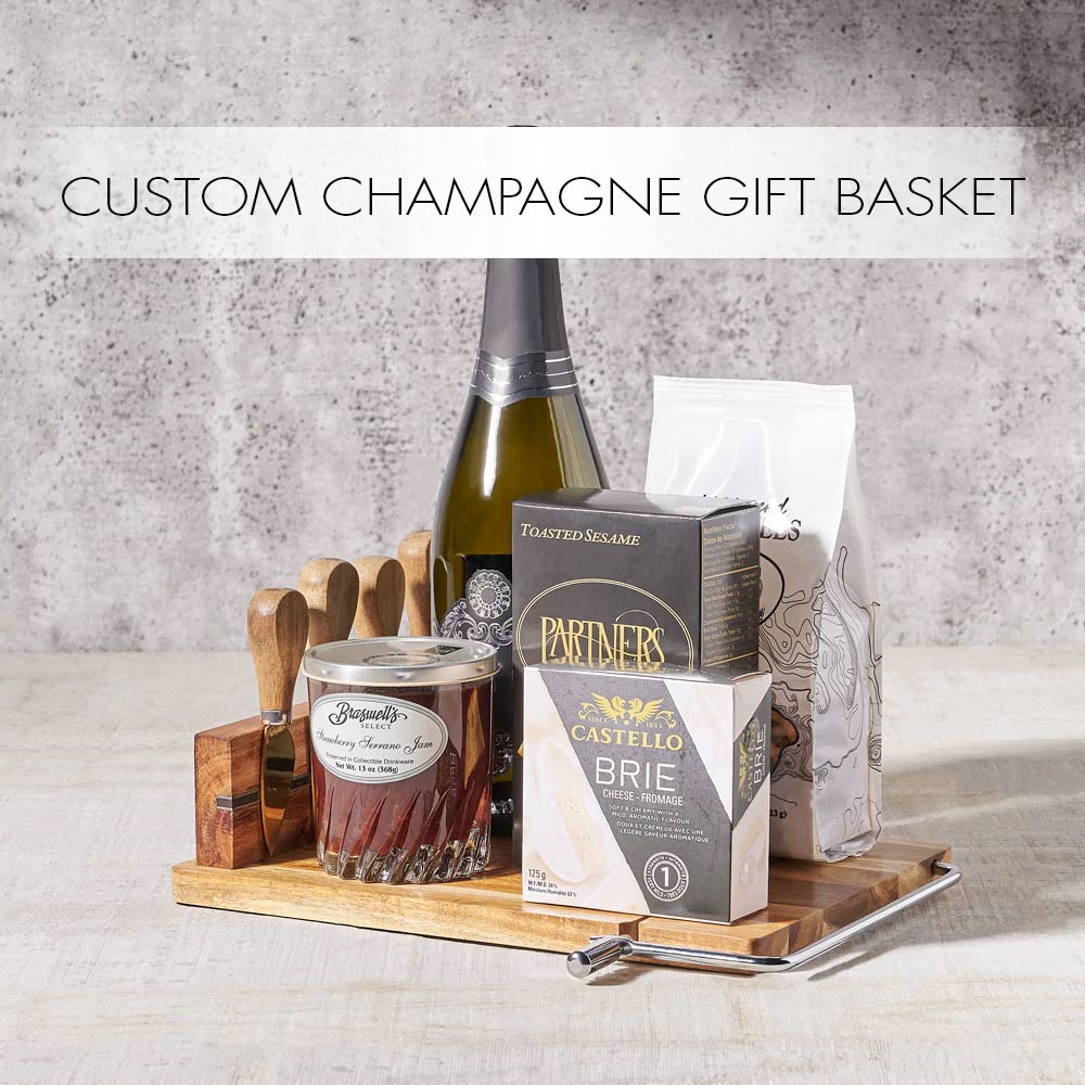 Custom Champagne Gift Baskets - Gift Baskets Delivery