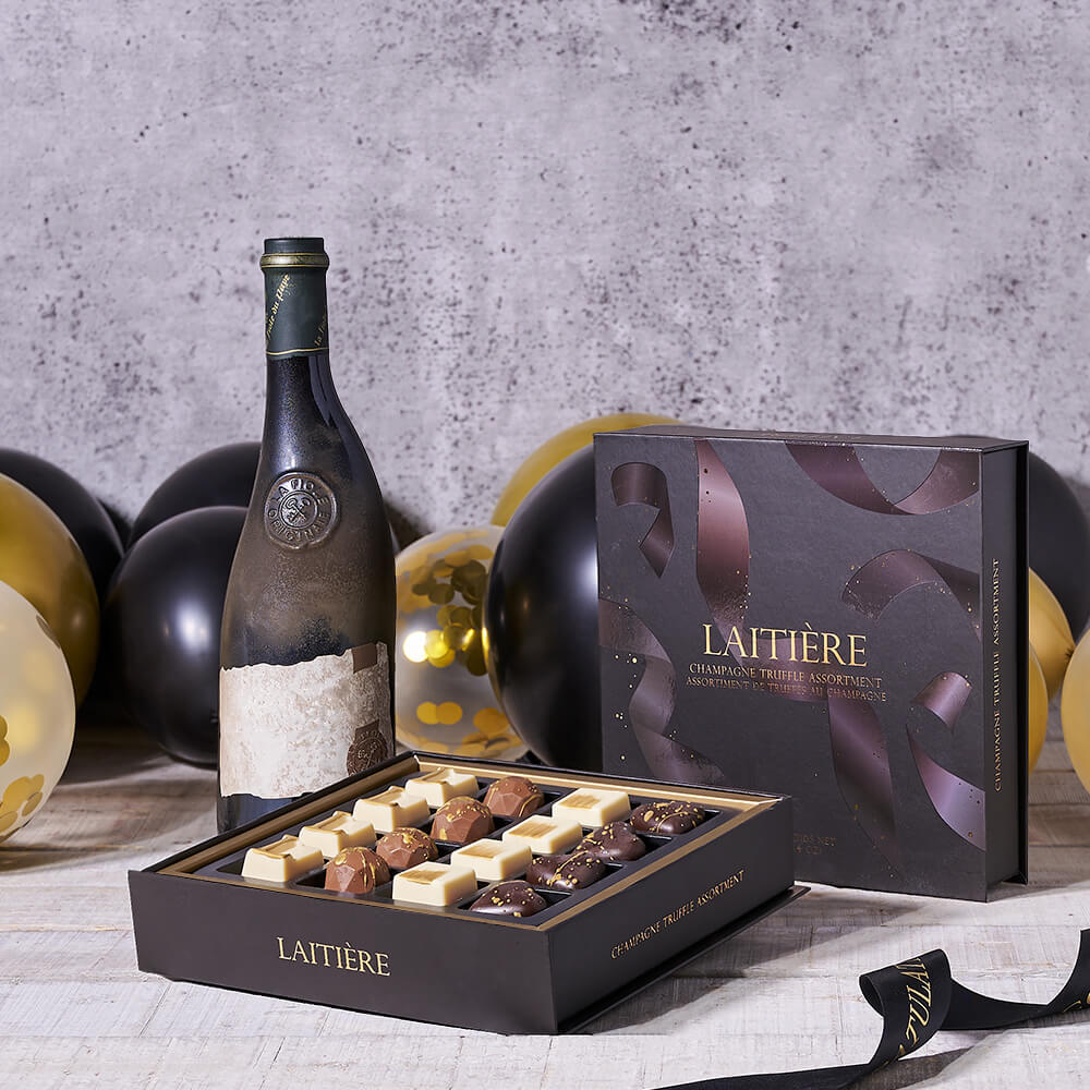 Wine & Chocolate Commencement Gift - Gift Baskets Delivery