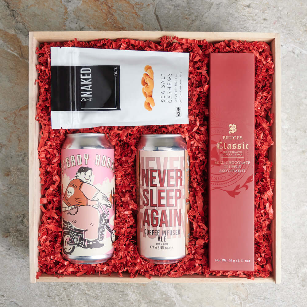 The Legacy Beer & Nuts Gift Basket - Gift Baskets Delivery