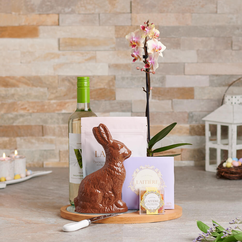 The “Happy Easter” Wine Gift Set - Gift Baskets Delivery