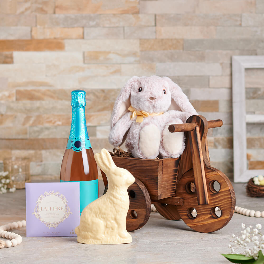 The Jolly Easter Champagne Cart - Gift Baskets Delivery