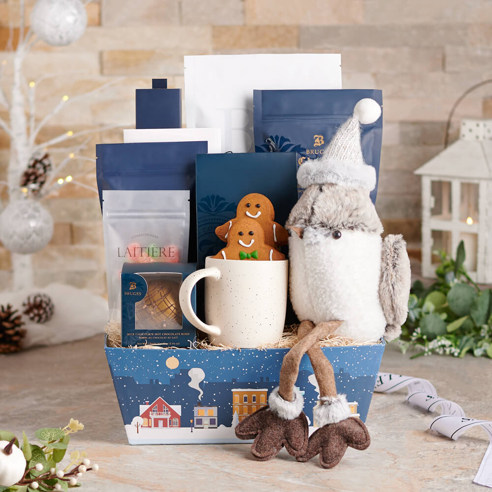 Snowflake & Sweet Treats Set - Gift Baskets Delivery