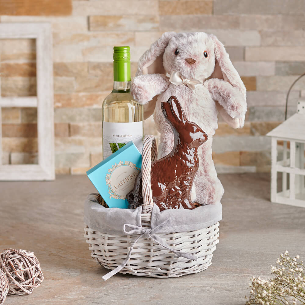 Thirsty Bunny Easter Gift Basket - Gift Baskets Delivery