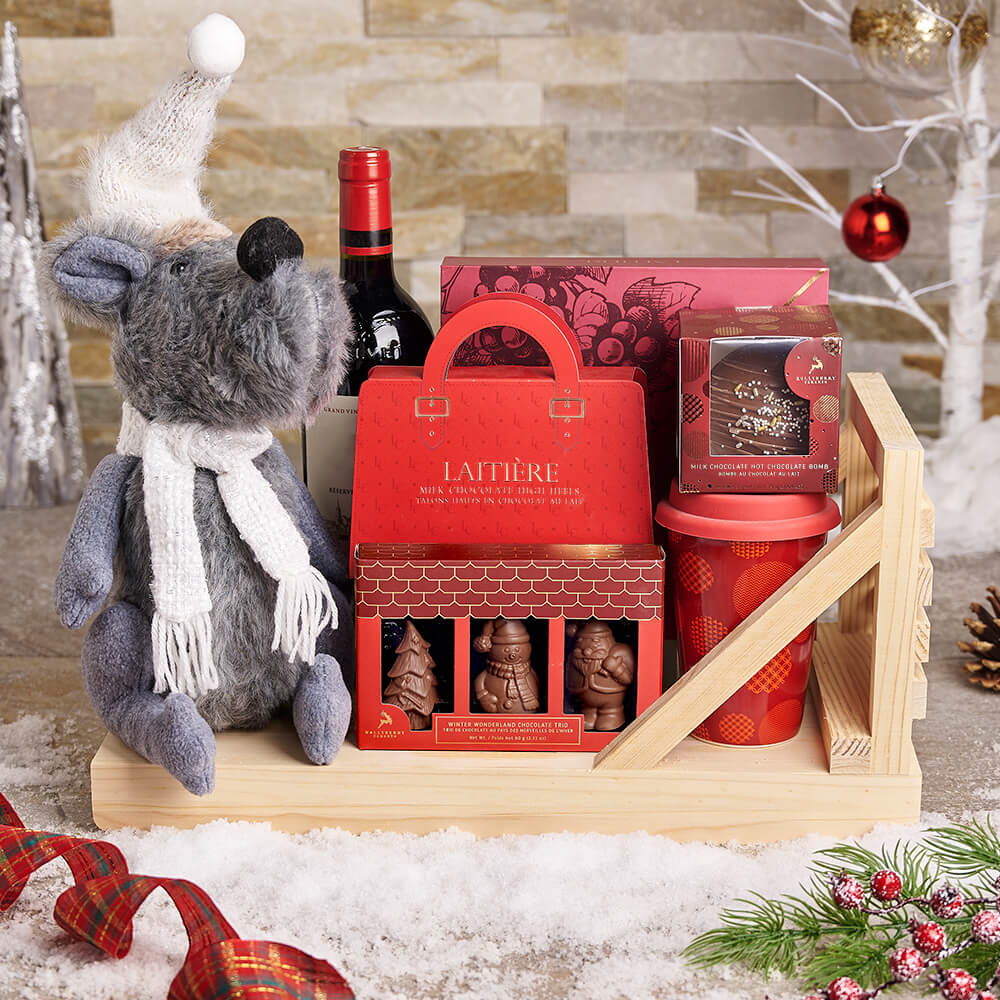 Sweet Christmas Sleigh Ride Gift Set - Gift Baskets Delivery