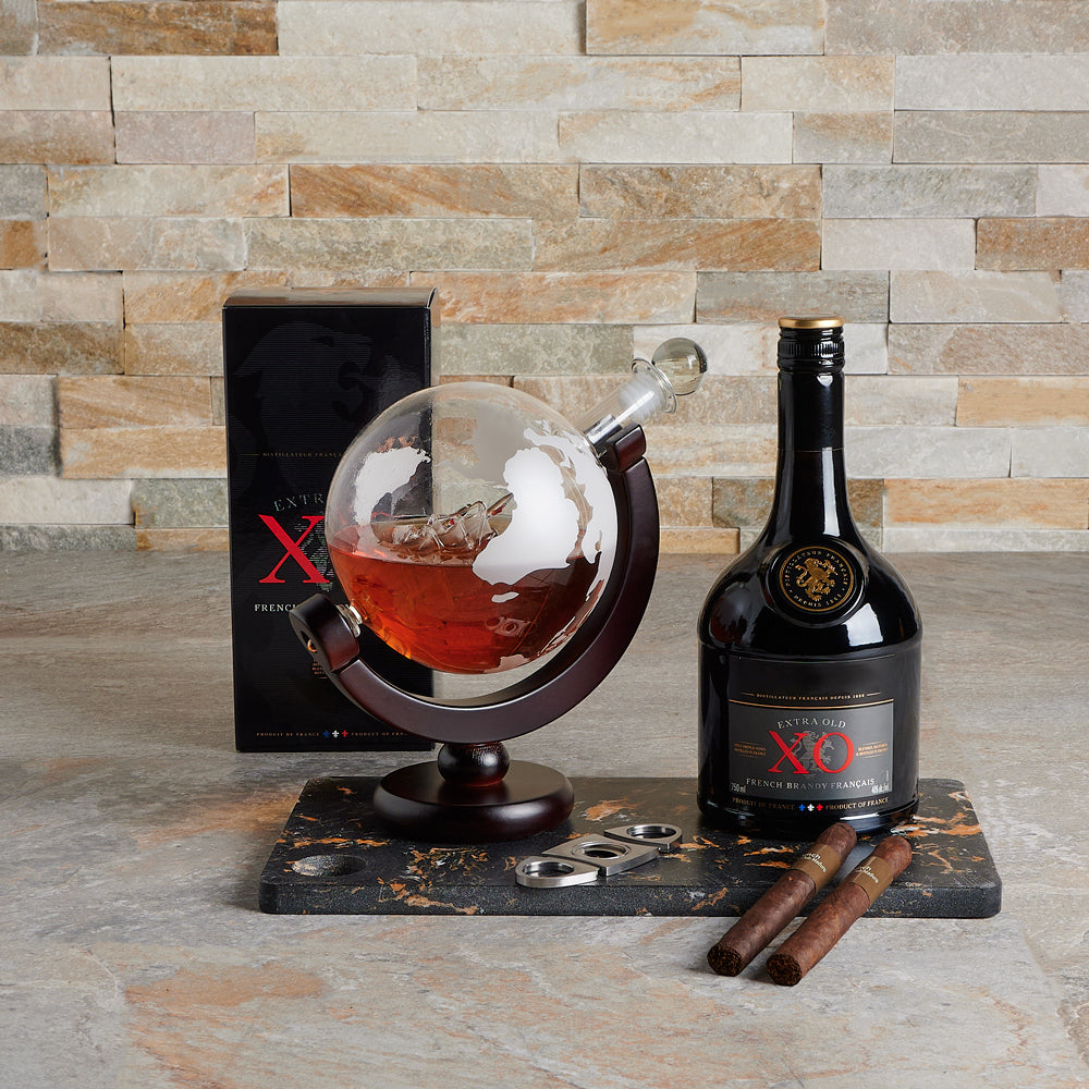 Around the World Liquor Gift Set - Gift Baskets Delivery