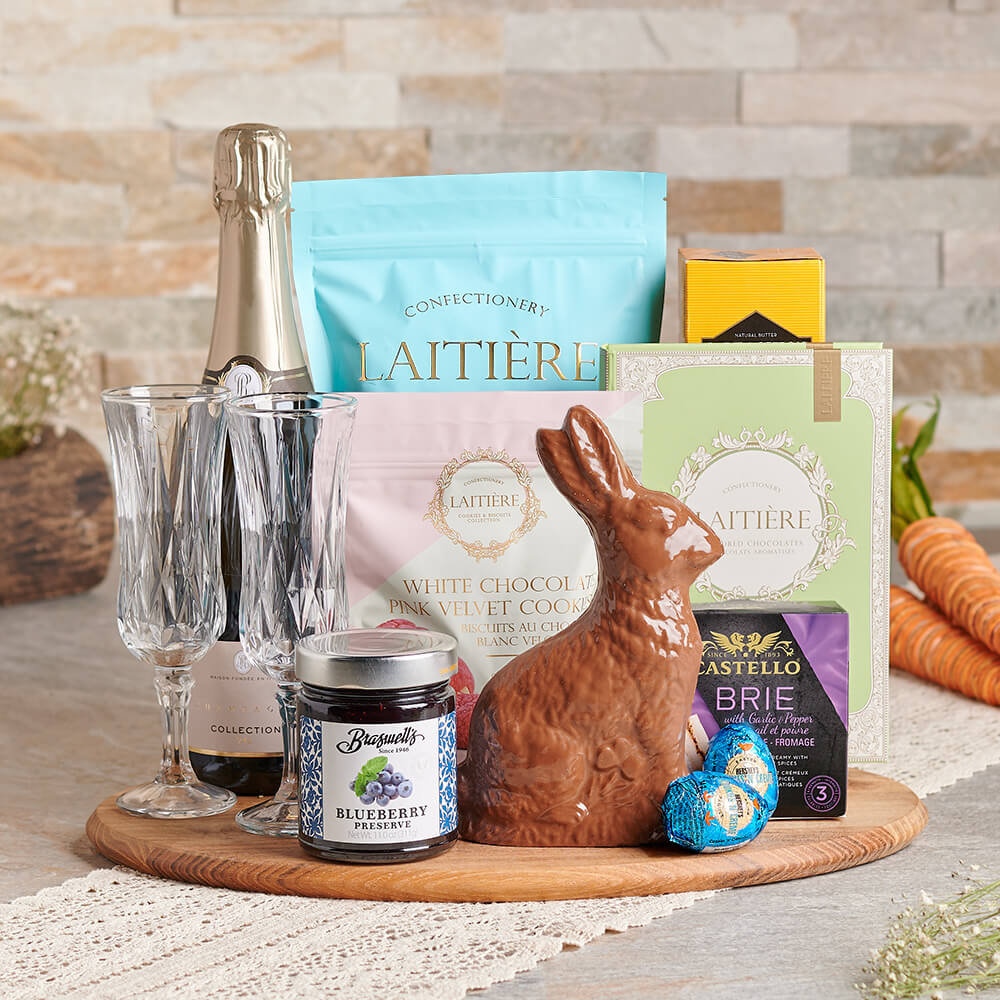 Easter Champagne & Chocolates Gift Set - Gift Baskets Delivery