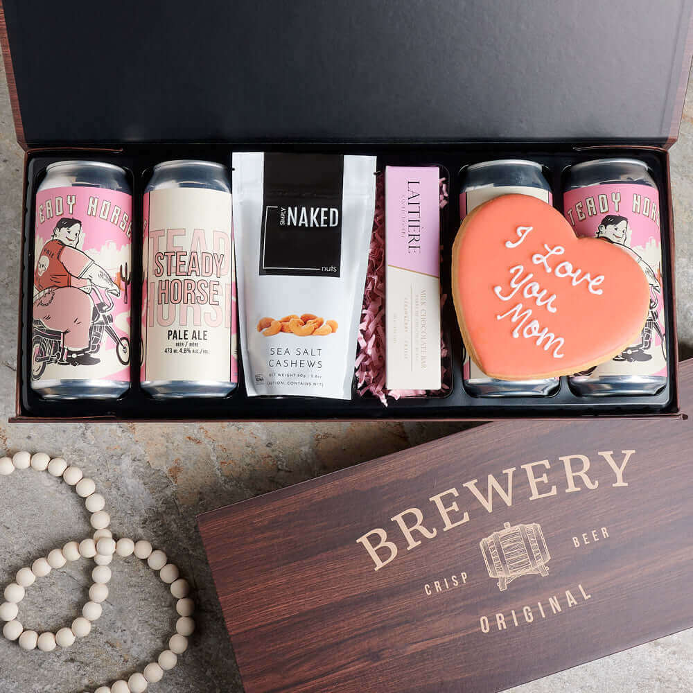 Snacks & Craft Beer Gift Basket for Mom - Gift Baskets Delivery