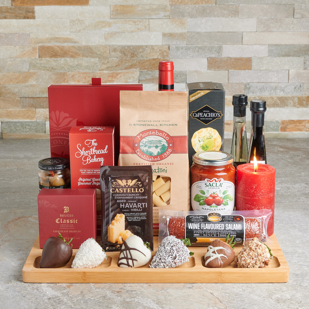 A Night in Rome Gift Basket - Gift Baskets Delivery