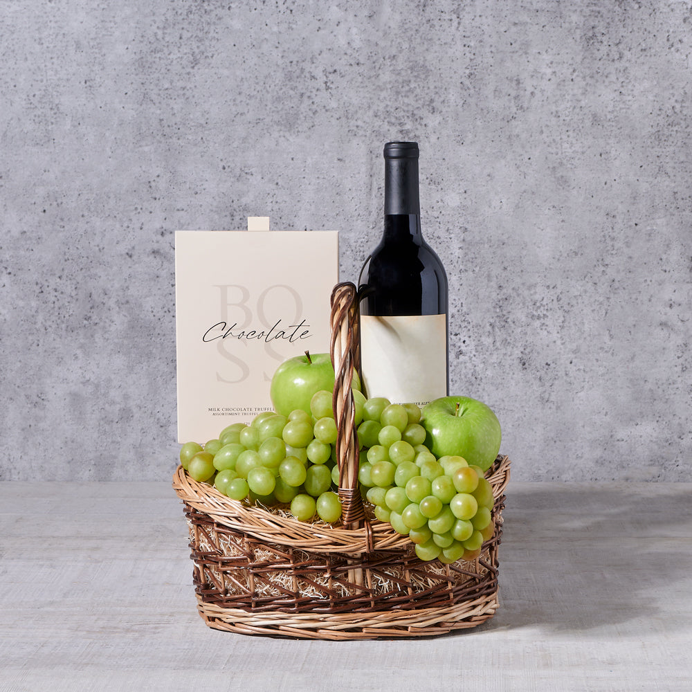 Edinborough Wine Gift Basket - Gift Baskets Delivery