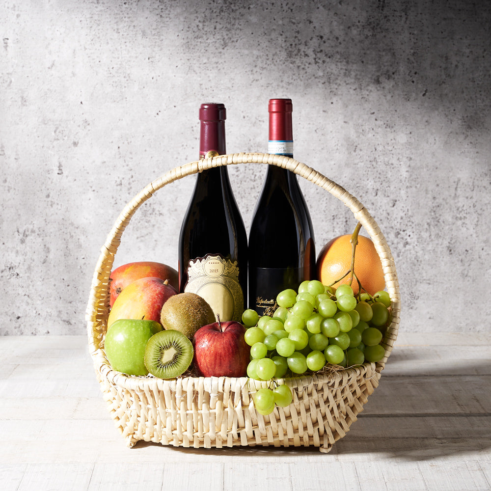 New Harvest Wine Gift Basket - Gift Baskets Delivery