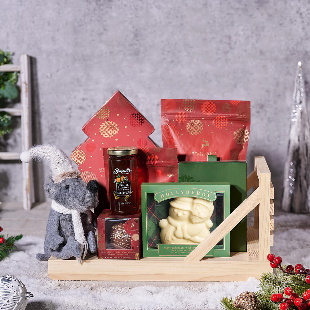 Christmas Sleigh Gift Basket - Gift Baskets Delivery