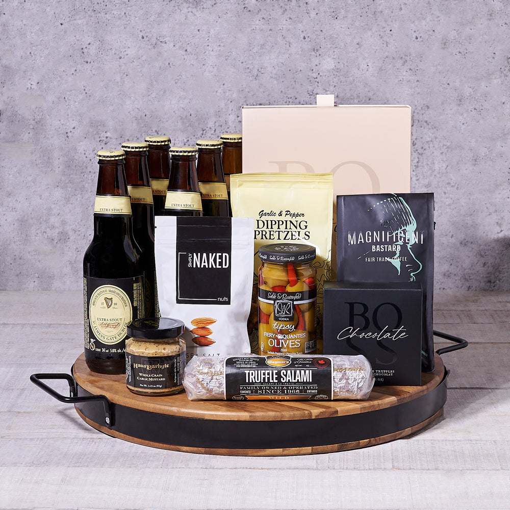 Guinness & Goodies for St. Patrick Gift - Gift Baskets Delivery