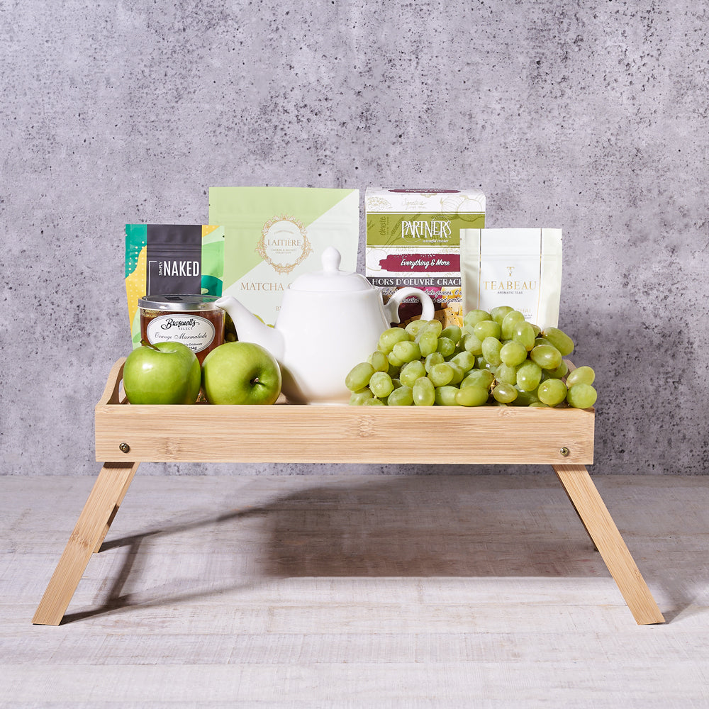 Green Serving Tray - Gift Baskets Delivery