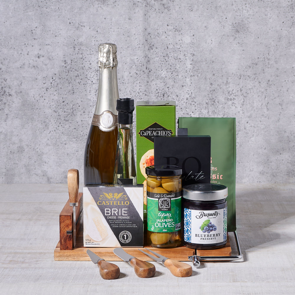 Champagne & Gourmet Celebration Gift - Gift Baskets Delivery