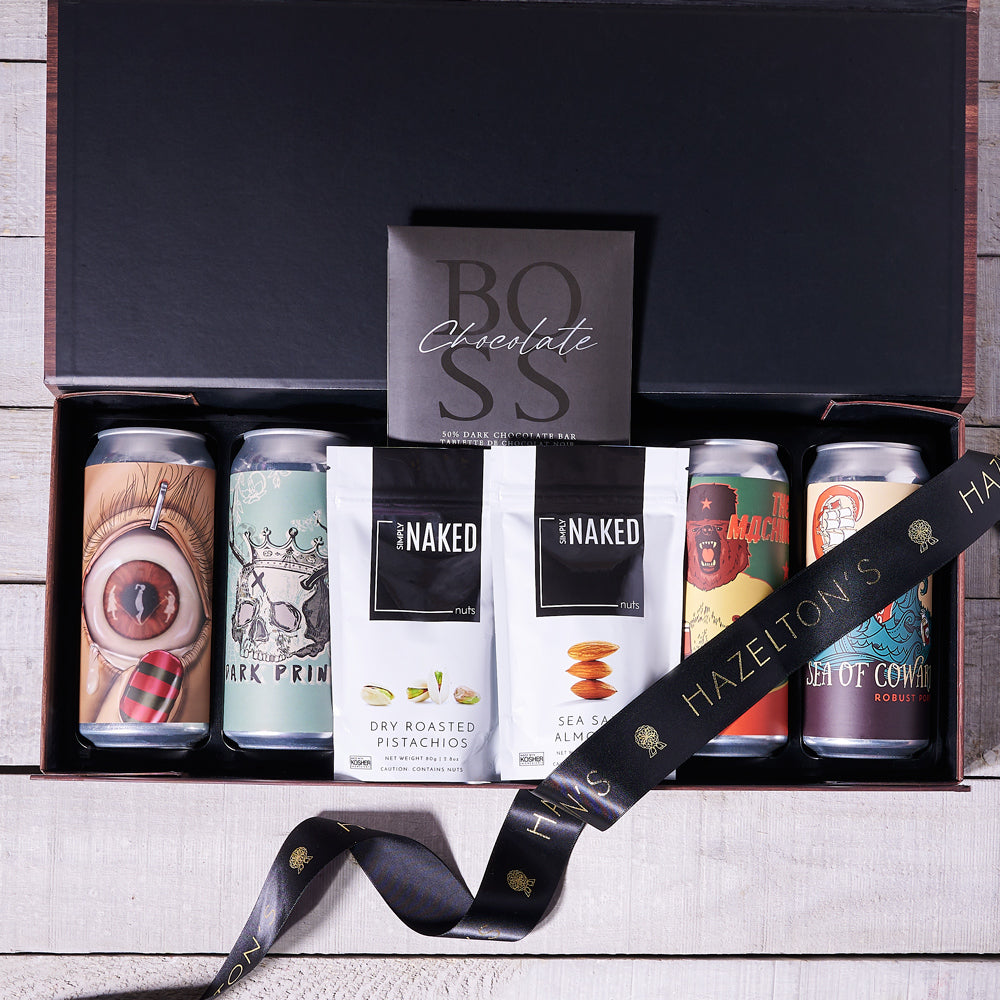 Craft Brews & Bites Gift Set - Gift Baskets Delivery