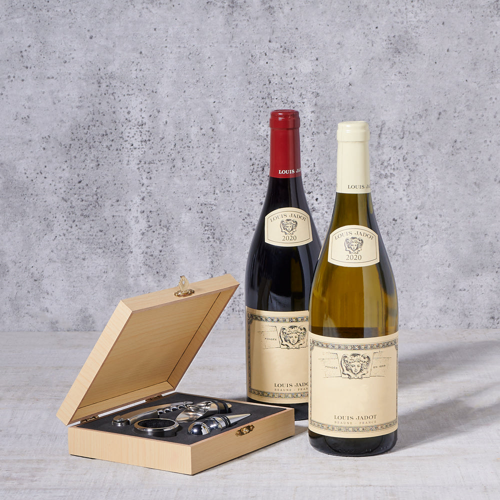 Sophisticated Wine Gift Set - Gift Baskets Delivery