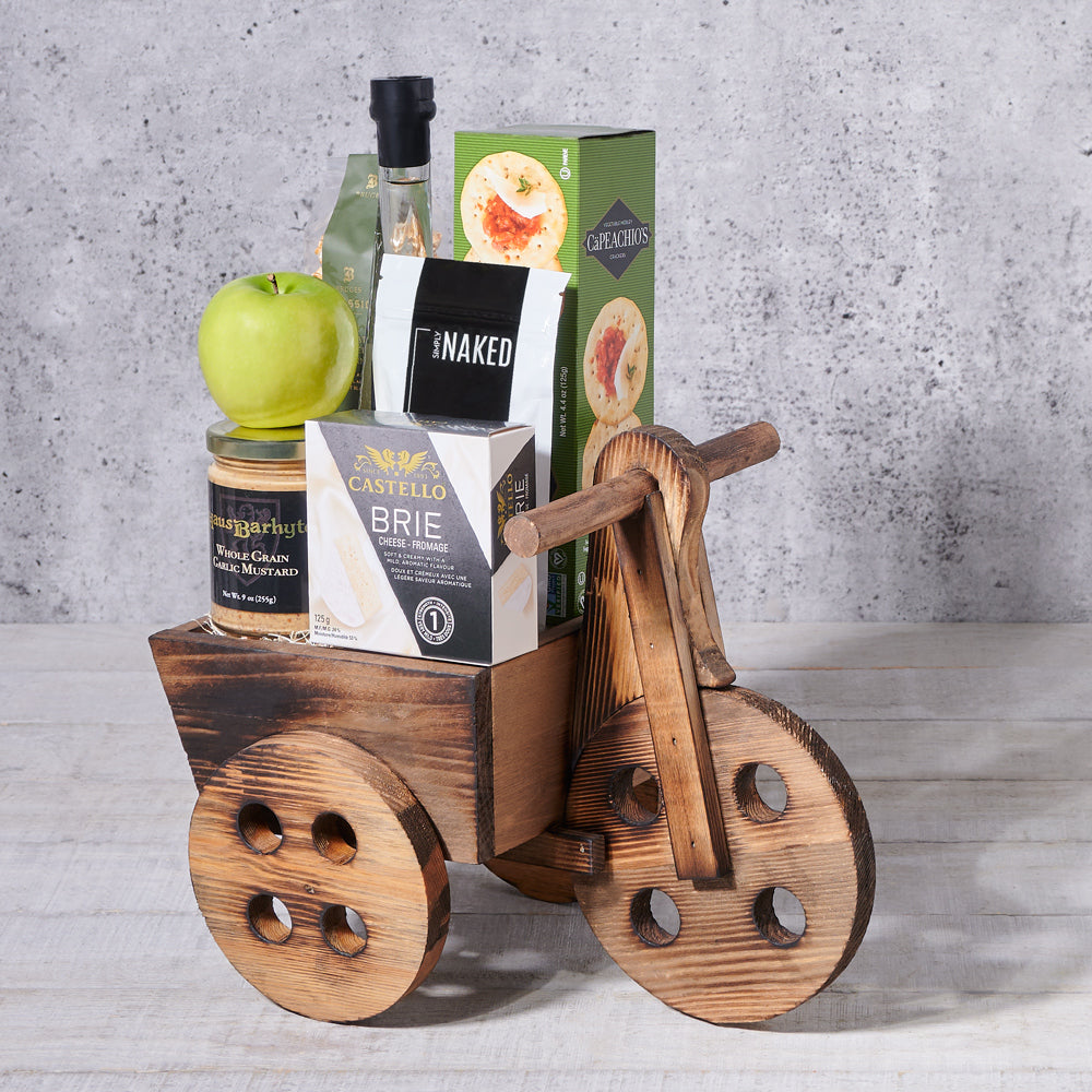 Gourmet Cheese & Apple Snack Gift - Gift Baskets Delivery