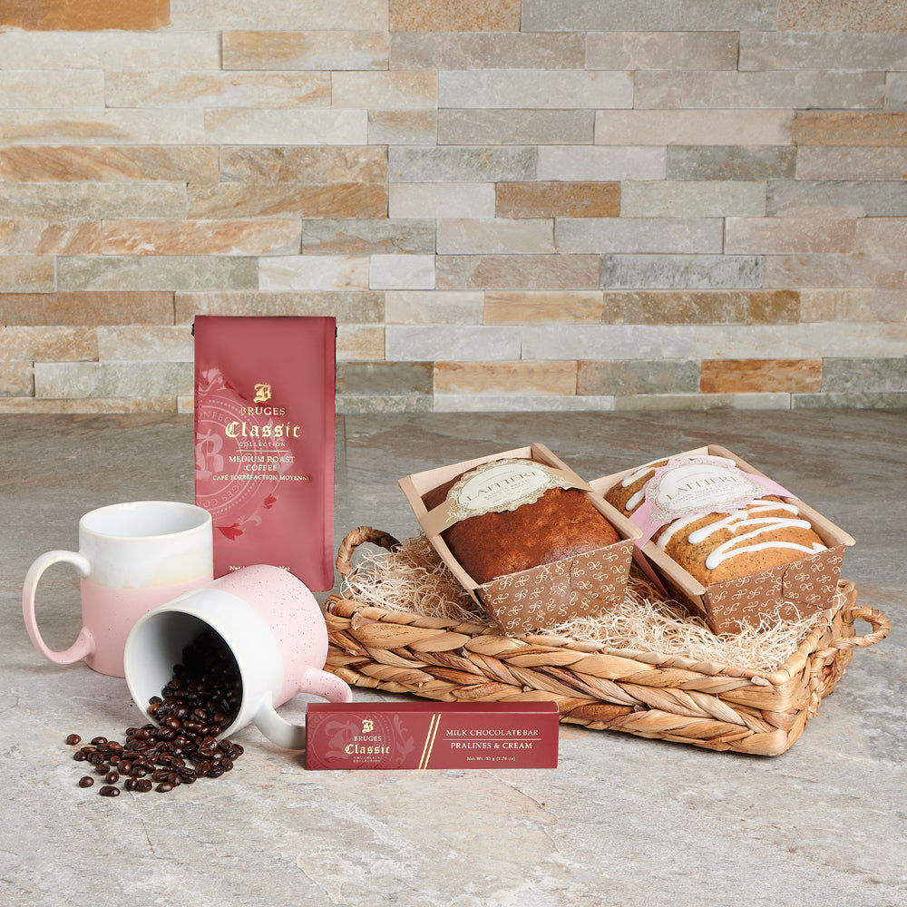 Coffee and Snack Cake Gift Set - Gift Baskets Delivery