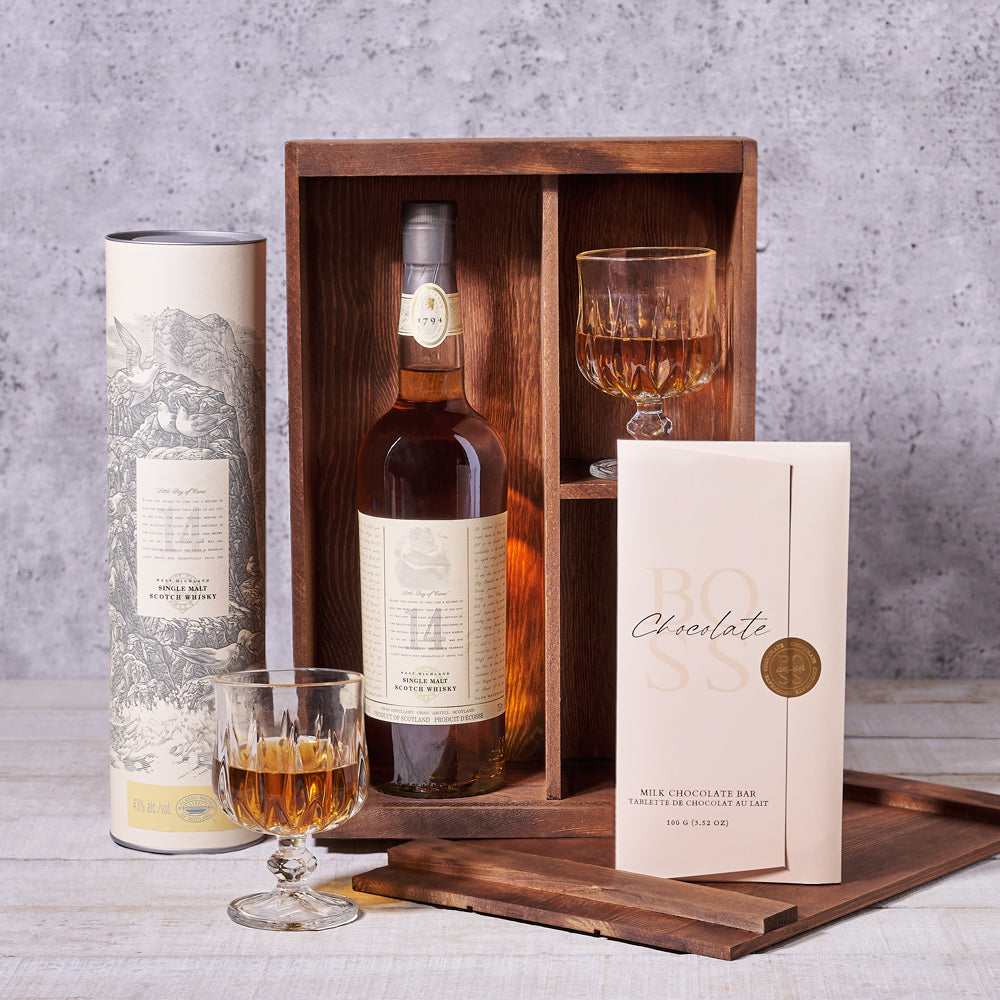 Worldly whiskey glass gift box | Gift Basket Delivery | Hazelton's