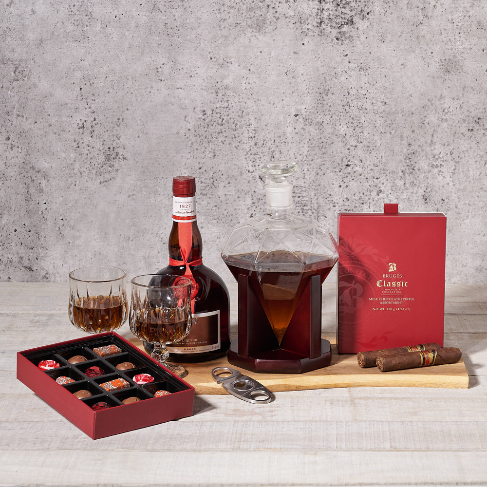 Diamond Decanter Set - Gift Baskets Delivery Diamond Decanter Set - Gift Baskets Delivery