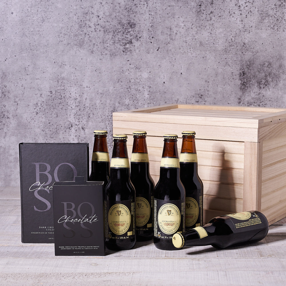 Guinness Lover's Gift Crate - Gift Baskets Delivery