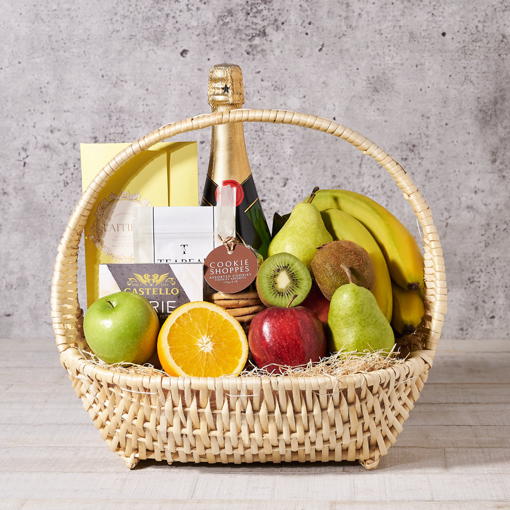 Garden Champagne Shop Basket - Gift Baskets Delivery