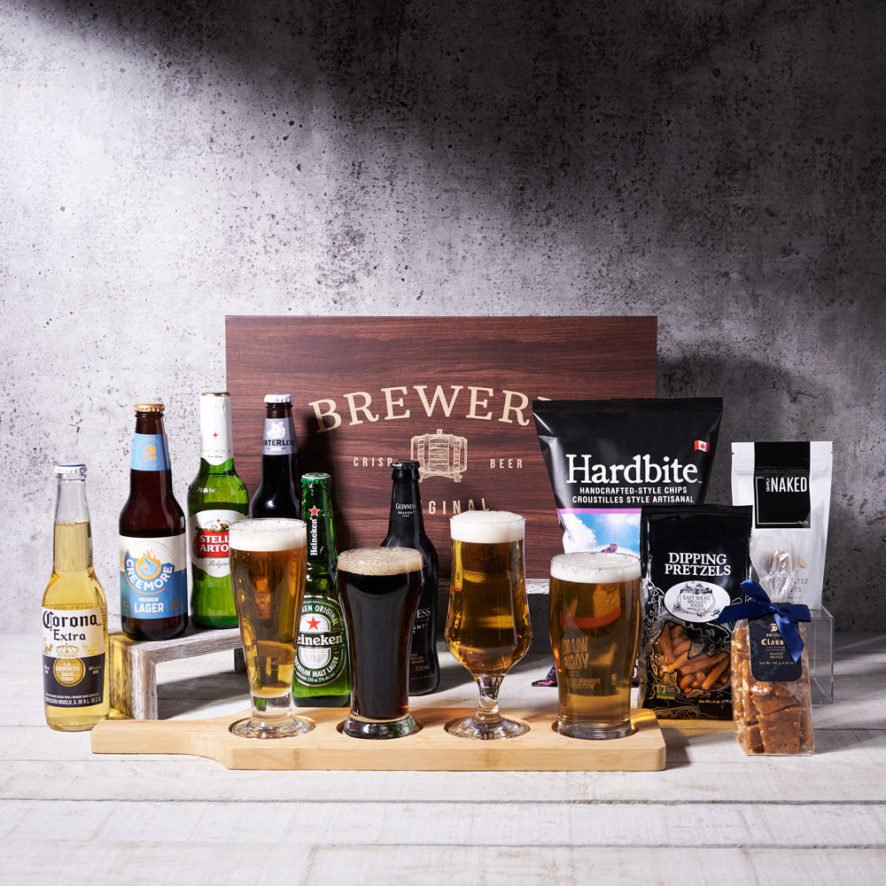 The Ultimate Beer Tasting Gift Basket - Gift Baskets Delivery