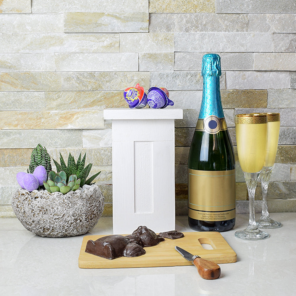 Easter Champagne Celebration Gift Set - Gift Baskets Delivery