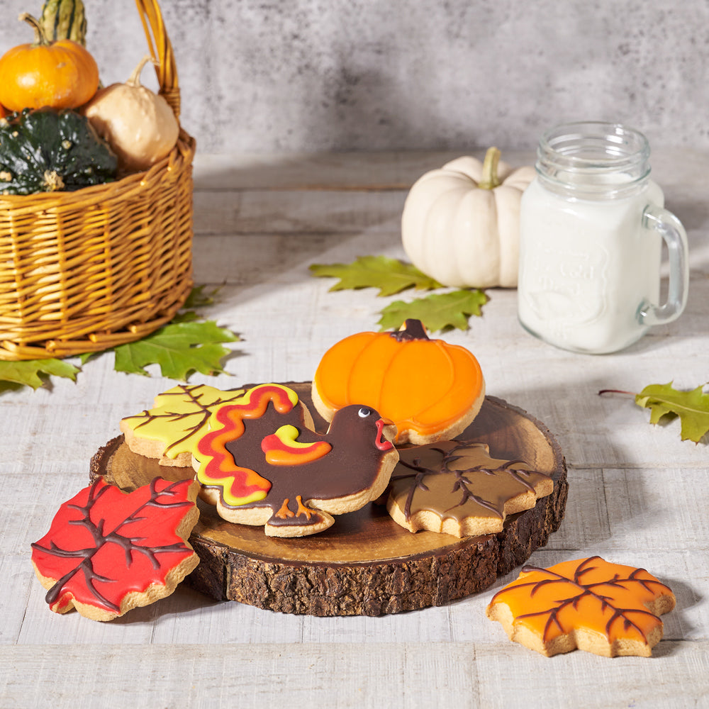 Seasonal Fall Cookies - Gift Baskets Delivery