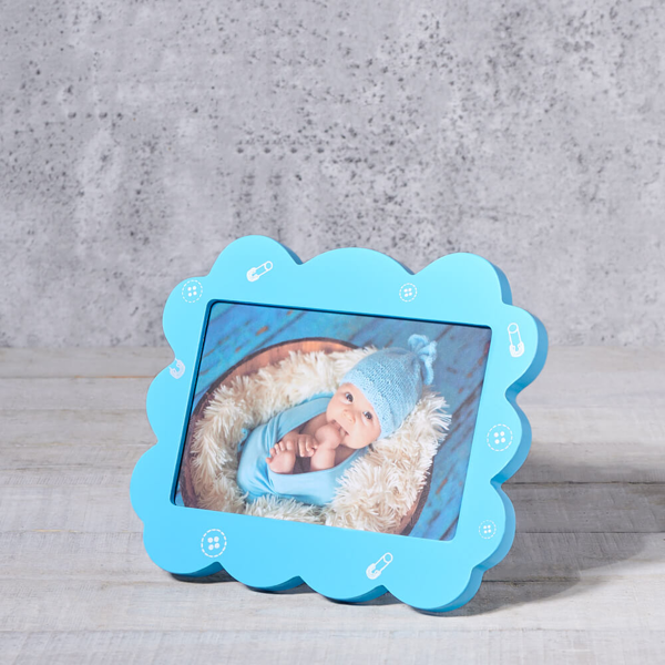 Blue Baby Picture Frame - Gift Baskets Delivery