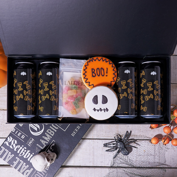 Trick Or Treat Snack & Beer Box - Gift Baskets Delivery