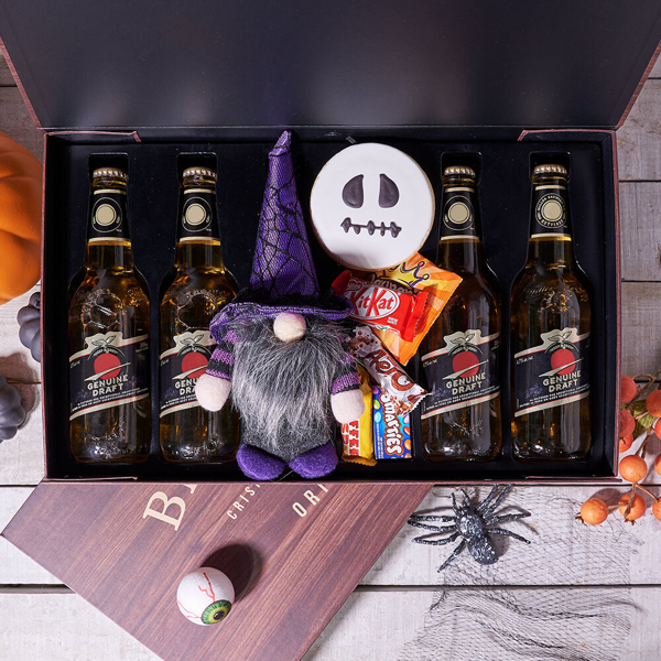 Tricks & Sweet Treats Beer Box - Gift Baskets Delivery