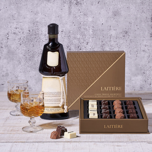 Coffee Truffle & Spirits Gift Set - Gift Baskets Delivery