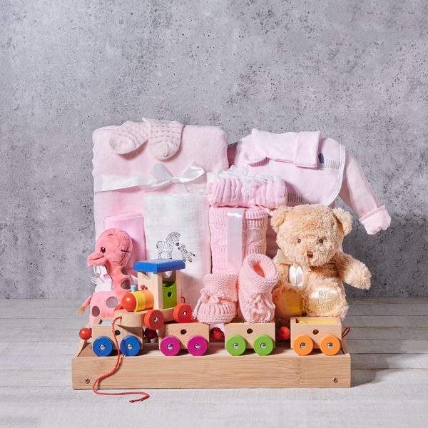 Toys & Blankets for Baby Girls Gift - Gift Baskets Delivery