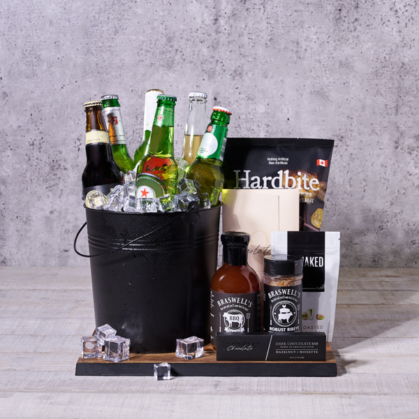 Essential Beer Sampler & Snack Set - Gift Baskets Delivery