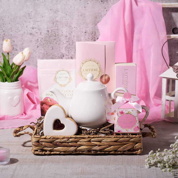 Mother’s Day Cookie & Tea Tray - Gift Baskets Delivery