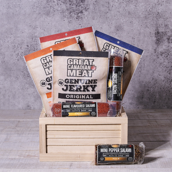 Totally Meaty Gift Crate - Gift Baskets Delivery