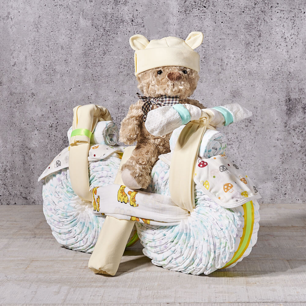 The New Baby Motorcycle Gift - Gift Baskets Delivery