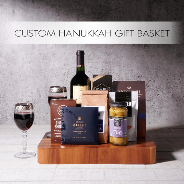 Custom Hanukkah Gift Basket - Gift Baskets Delivery