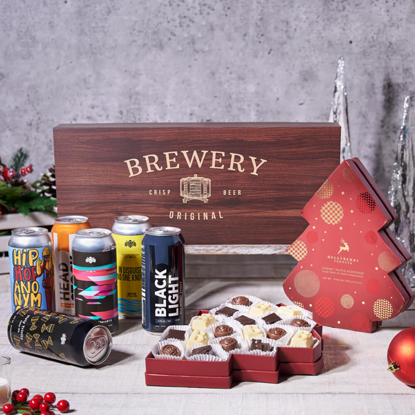 Santa’s Joyful Christmas Beer Set - Gift Baskets Delivery