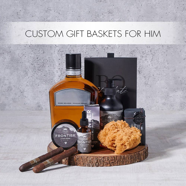 Custom Gift Baskets for Him - Gift Baskets Delivery