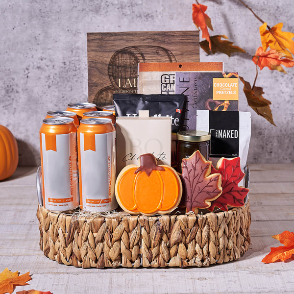 The Thanksgiving Beer & Snack Platter - Gift Baskets Delivery